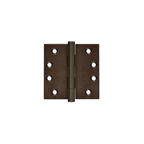 4 Height X 4 Width Square Corner Mortise Hinge Plain Bearing White Dark PR